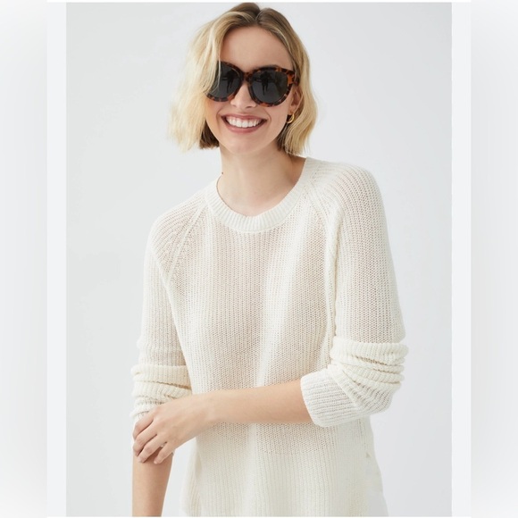 J Mclaughlin Sweaters - J McLaughlin linen blend crewneck sweater size small